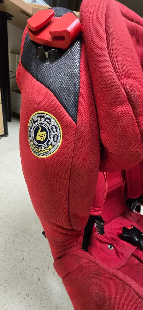 Silla de coche para niños roja