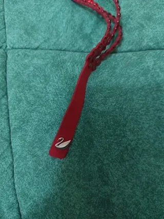 Braccialetto donna con strass rossi