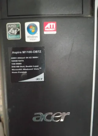 Acer Ordenador de Sobremesa Negro