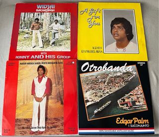 Lote de 12 discos de vinilo World music