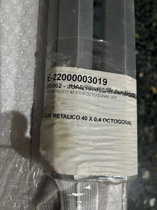 persiana PVC 104 ancho cm x 245 largo cm 2 rodillo