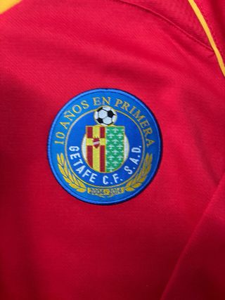 Camiseta Getafe Joma Roja y Amarilla Talla L
