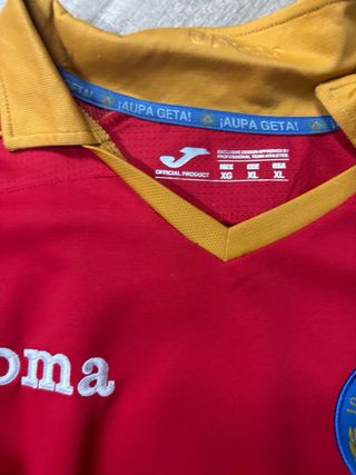 Camiseta Getafe Joma Roja y Amarilla Talla L