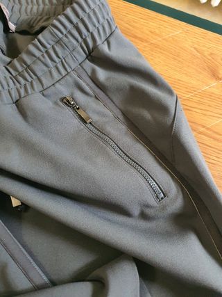 Pantaloni Fiorella Rubino grigi