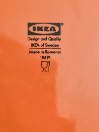 Vajilla IKEA FÄRGKLAR 16 piezas terracota