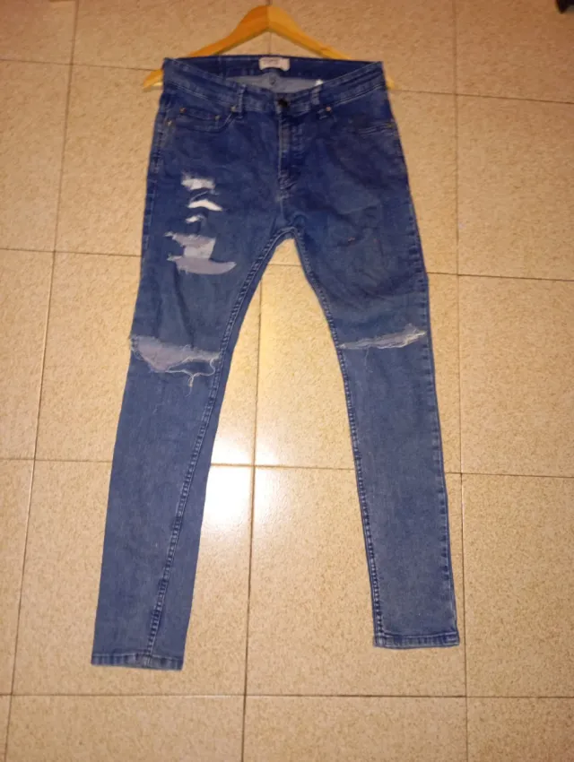 Lote 5 Pantalones Vaqueros Casi Nuevos