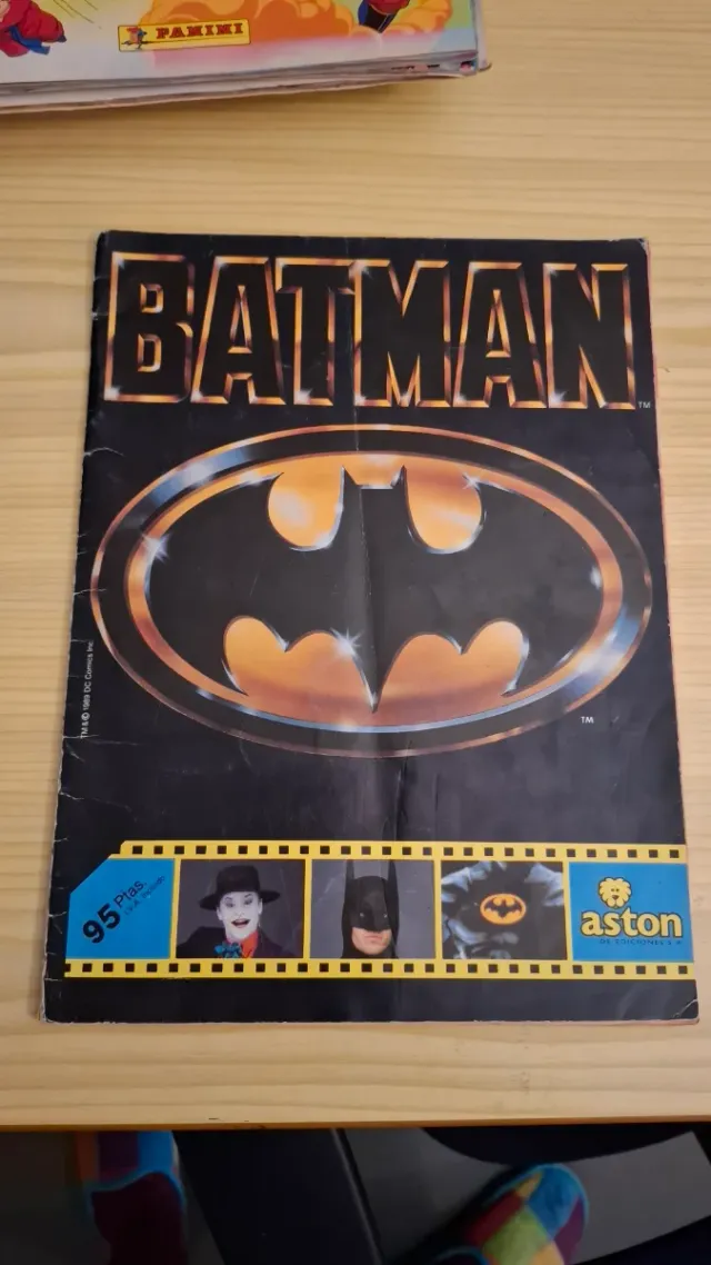 Álbum Batman Panini Aston 1989