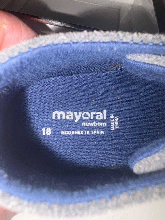 Zapato bebé niño Mayoral Talla 18