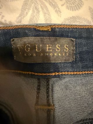 Pantalón vaquero Guess recto azul