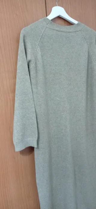 Vestido de punto largo de talla L