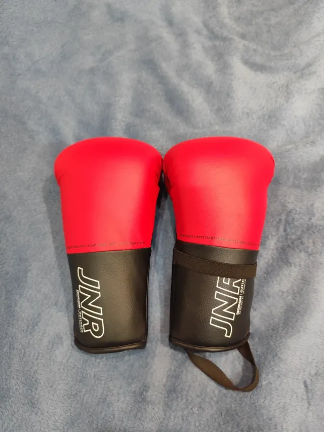 Guantes de boxeo rojos FAST 4 oz