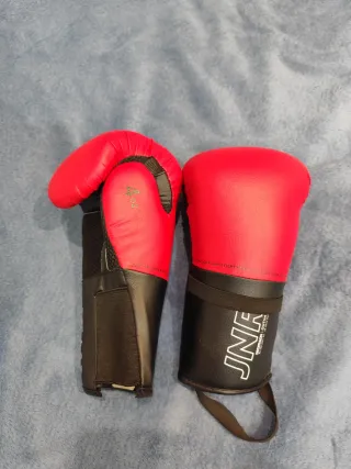 Guantes de boxeo rojos FAST 4 oz