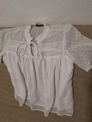 Blusa  blanca talla XS