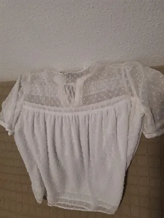 Blusa  blanca talla XS