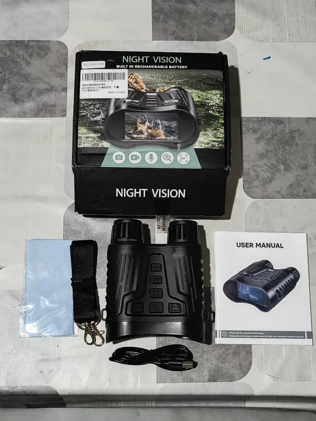 Binocular de Vision Nocturna 3.2" 8x a Bateria