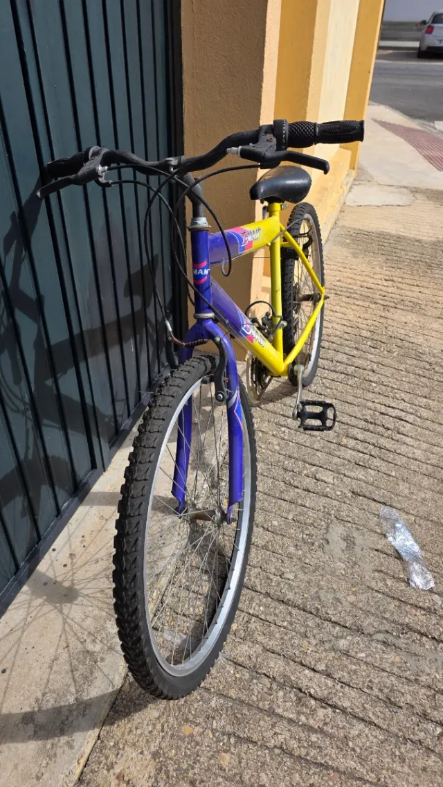 Bicicleta de Montaña TMAN Azul y Amarilla 26"