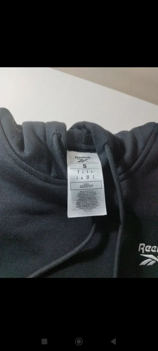 Moletom Reebok Preto