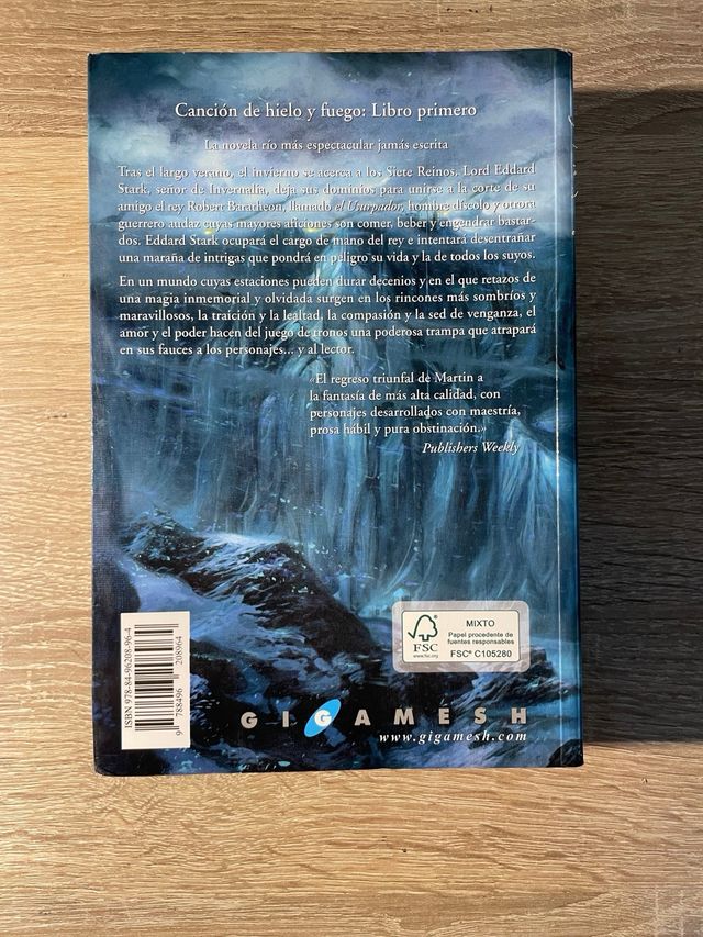 Canción de hielo y fuego: Juego de tronos (Giga...