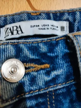 Pantalón vaquero ancho azul