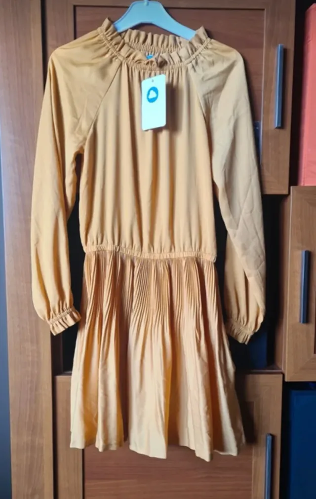 Vestido Mayoral mostaza