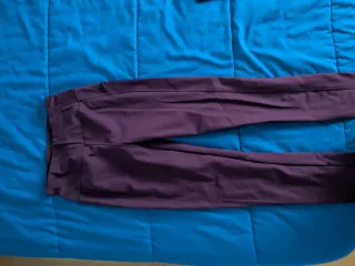 Leggings Fitness Mujer Morado uva Bolsillo Teléfo