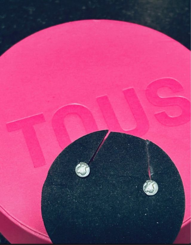 Pendientes Tous Perla Plata