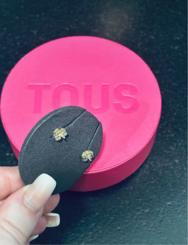 Pendientes Tous Perla Plata