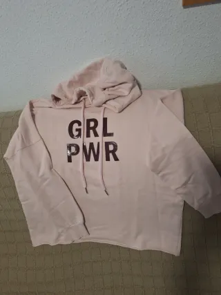 Sudadera GRL PWR Talla Única Rosa