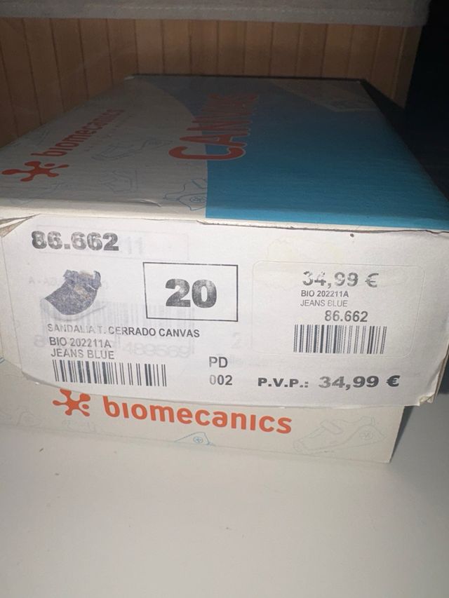 Sandalias Biomecanics niño talla 20