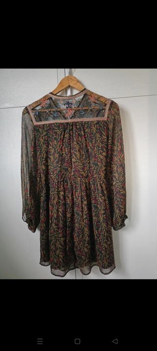 Vestido estampado Zara 
