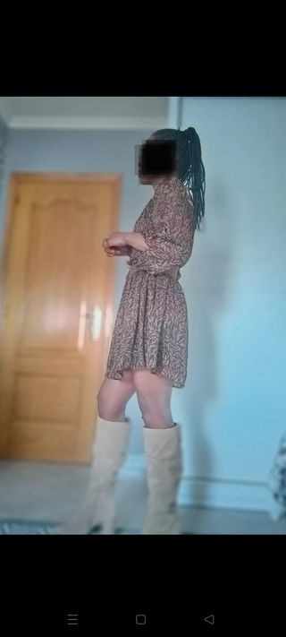 Vestido estampado Zara 