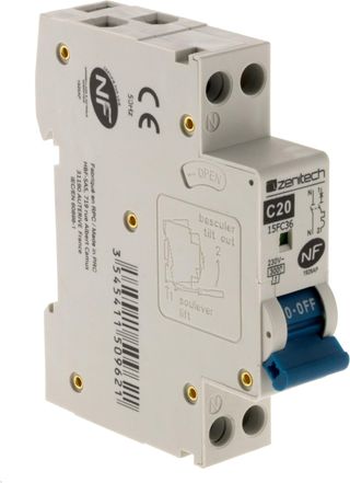 Zenitech Interruptor Automático PH/N 20A