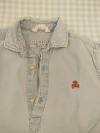 Camisa Scalpers Talla 8 Niño