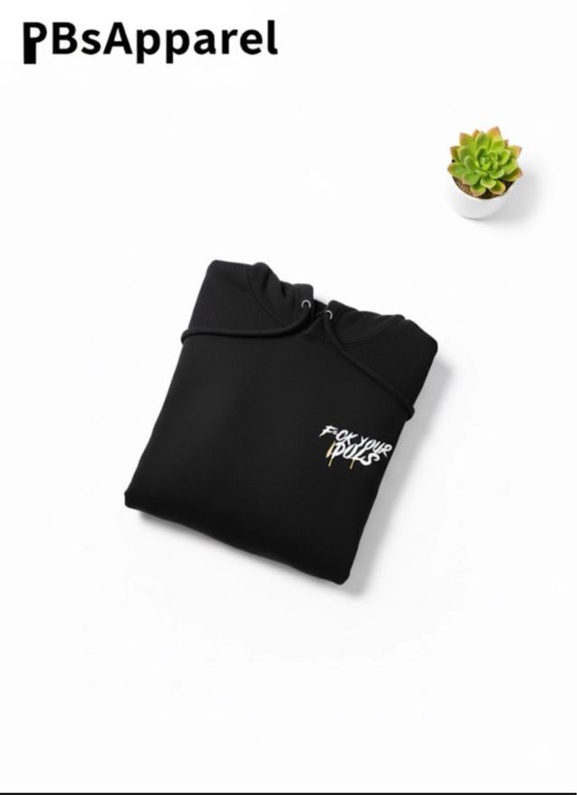 Felpa PBS Apparel con cappuccio nero