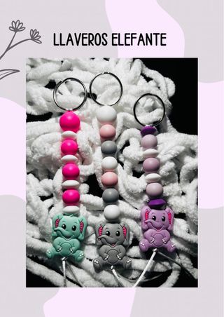 Llaveros de Elefante Personalizables