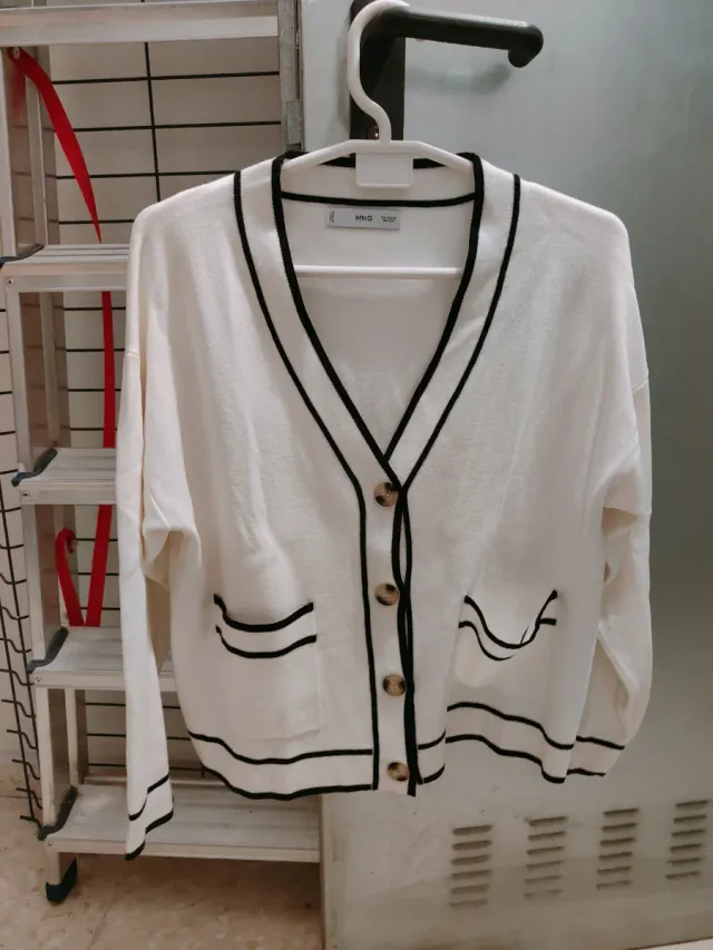 Chaqueta Mango Blanca Talla M