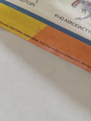 Poster Vintage Pokemon Ufficiale Nintendo 1999