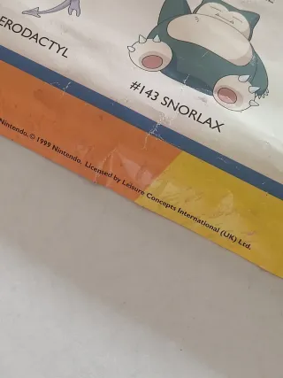 Poster Vintage Pokemon Ufficiale Nintendo 1999