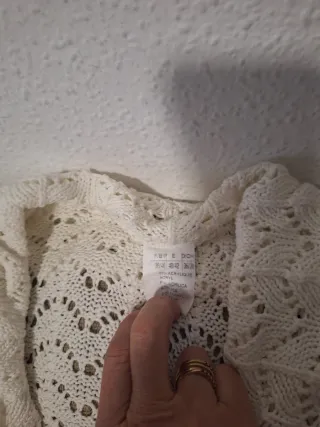 Bolero/Torerita de encaje blanco