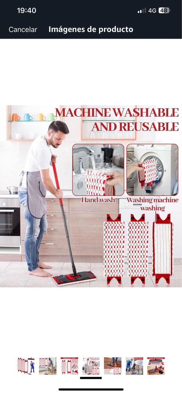 Ricambi per Mop 6 Pezzi compatibili Vileda