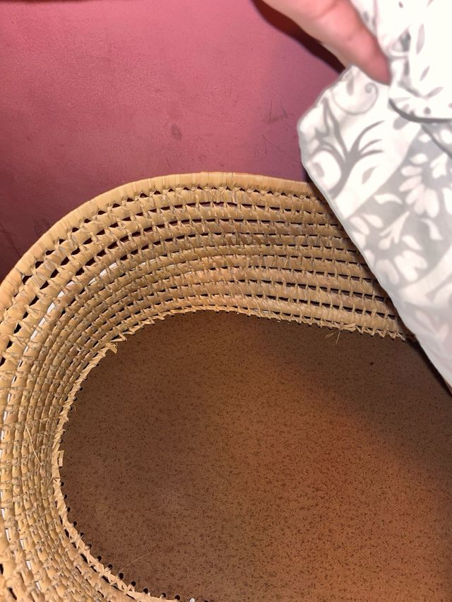 Moisés de mimbre con capota