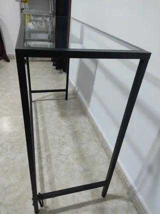 Mueble entrada/TV metal negro