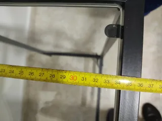 Mueble entrada/TV metal negro