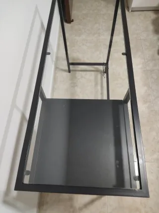 Mueble entrada/TV metal negro