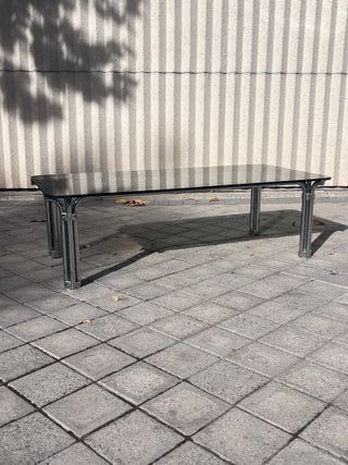 Mesa Vintage Cristal y Metal Años 70