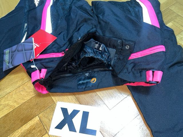 Pantalón Moto Riding Tribe XL Negro/Rosa.NUEVO