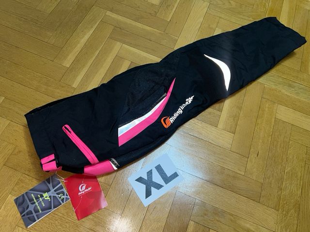 Pantalón Moto Riding Tribe XL Negro/Rosa.NUEVO
