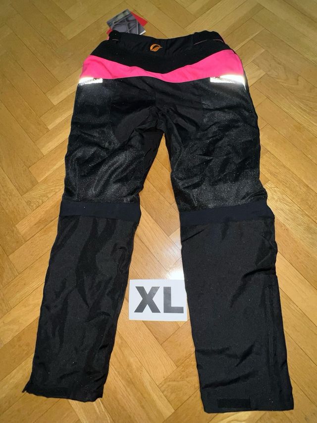 Pantalón Moto Riding Tribe XL Negro/Rosa.NUEVO