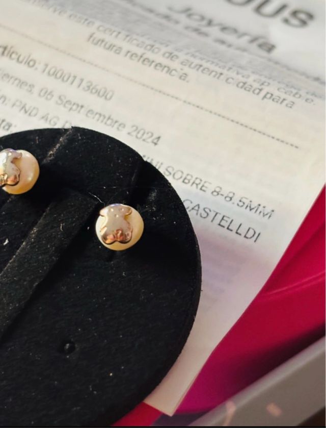 Pendientes Tous Perla Grande