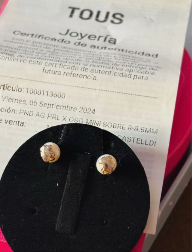 Pendientes Tous Perla Grande